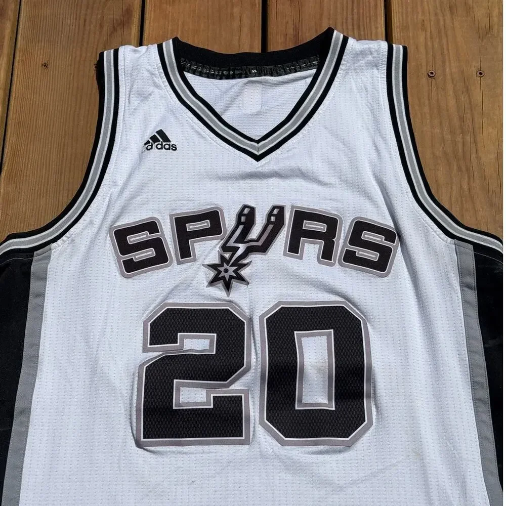 Adidas Manu Ginobili San Antonio Spurs NBA Jersey size Medium